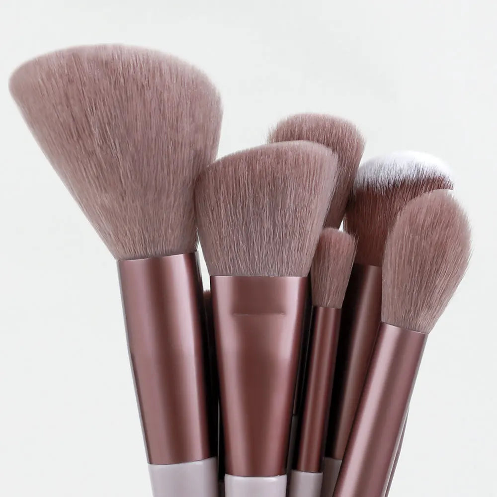 13Pcs Makeup Brush Set Soft Fluffy Cosmetic Foundation Powder Eyeshadow Kabuki Blending Make Up Brush Beauty Tool Makeup