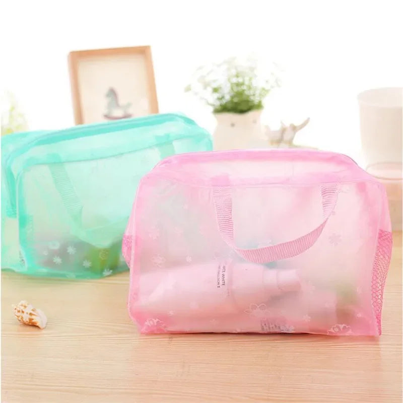 Women's Waterproof Makeup Bag Cosmetic Bags Travel Toiletry Wash Case Handbag Organizer Waterproof Female Storage Make Up Cases