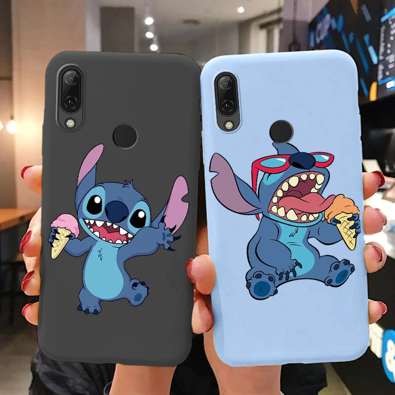 Classic Stitch Case For Huawei P Smart 2019 Phone Cover Cartoon Girl Gift Soft TPU Capa Coque Funda For Huawei P Smart 2019 Cute