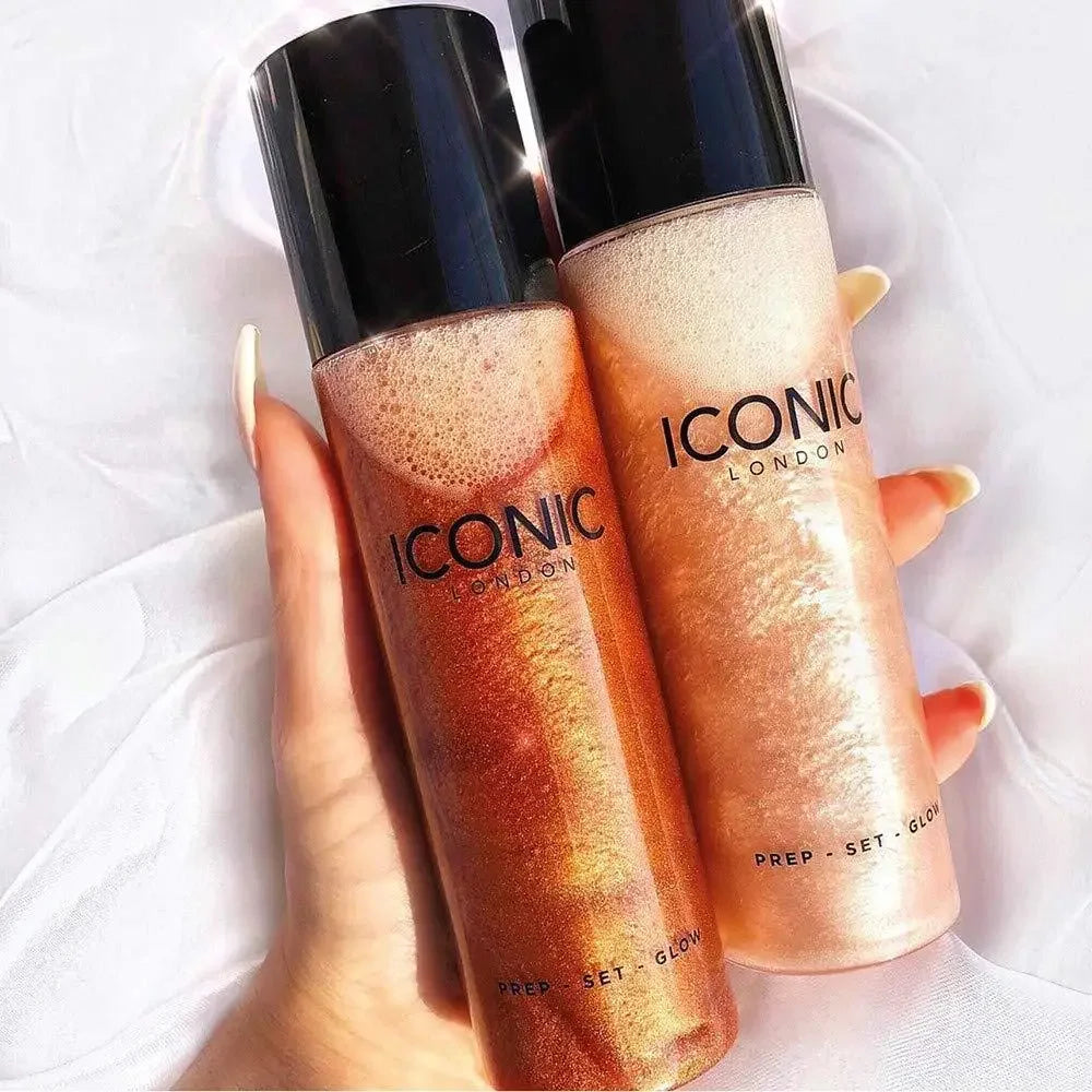 100ml Iconic London Illuminator Liquid Highlighter Prep Set Glow Highlight Makeup Mist Spray Quicksand Moisturizing Before