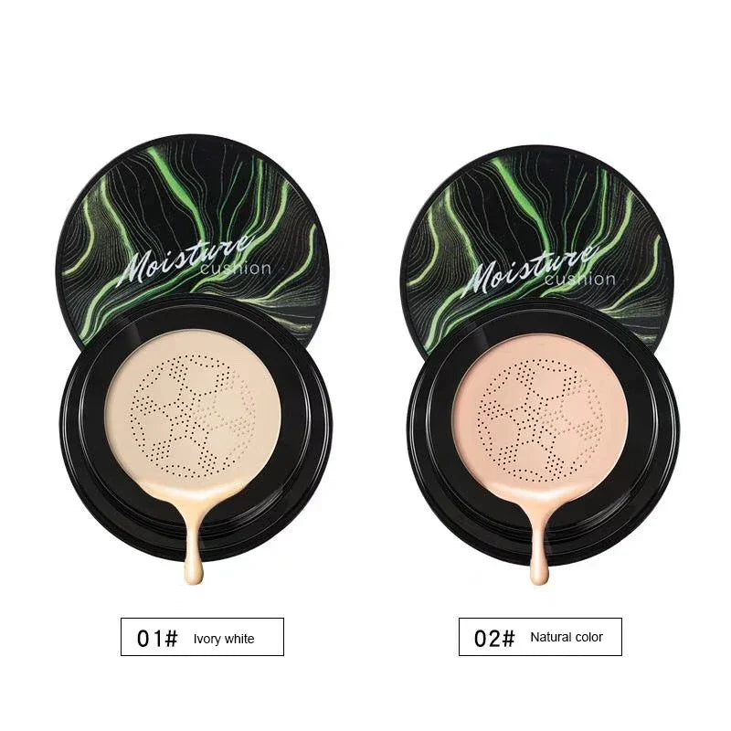 Face Foundation Base CHAFFUL Mushroom Head Make up Air Cushion Moisturizing Foundation Natural Brightening BB Cream Makeup