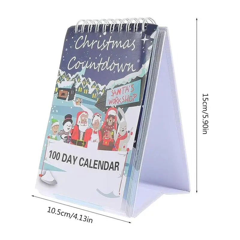 2024 100 Day Christmas Countdown Calendar Desktop Advent Calendar for Home Desktop Advent Countdown Calendar Room Decoration