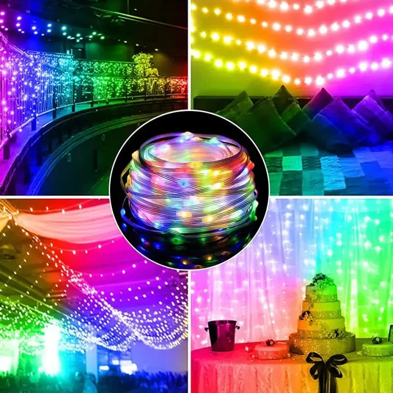 20M Smart LED String Lights APP Control Christmas tree Lights Fairy Garland Lamp for Xmas Navidad Home Room Decoration Outdoor