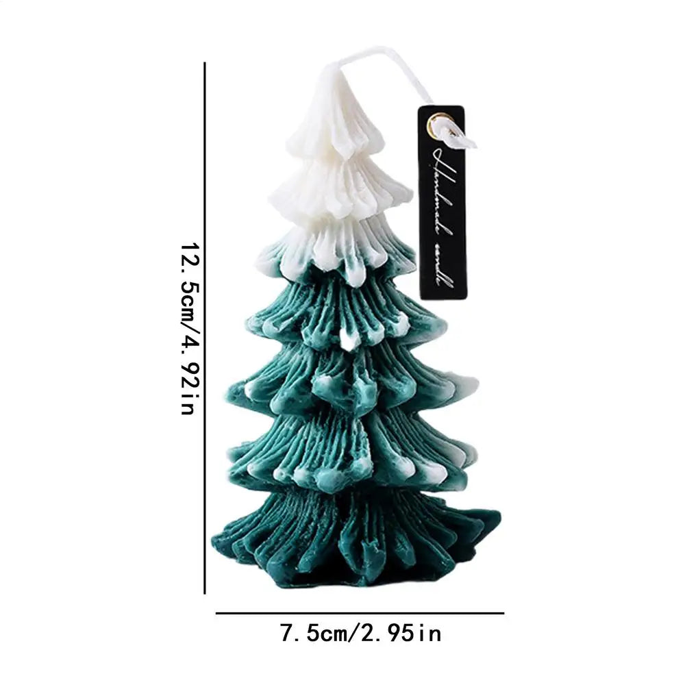 Christmas Tree Shaped Scented Candles Cute Aromatherapy Candles Candles Decor Table Decorations for Christmas Eve Winter Holiday