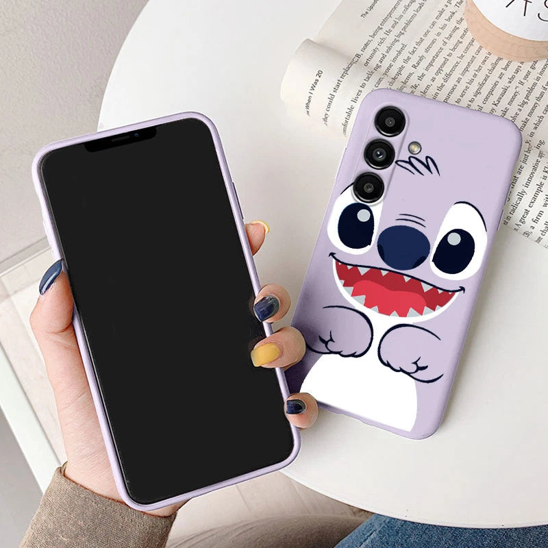 Classic Lilo Stitch Case For Samsung Galaxy A15 4G 5G Phone Cover Cartoon Girl Gift Soft TPU Coque Funda For Samsung A 15 Capa