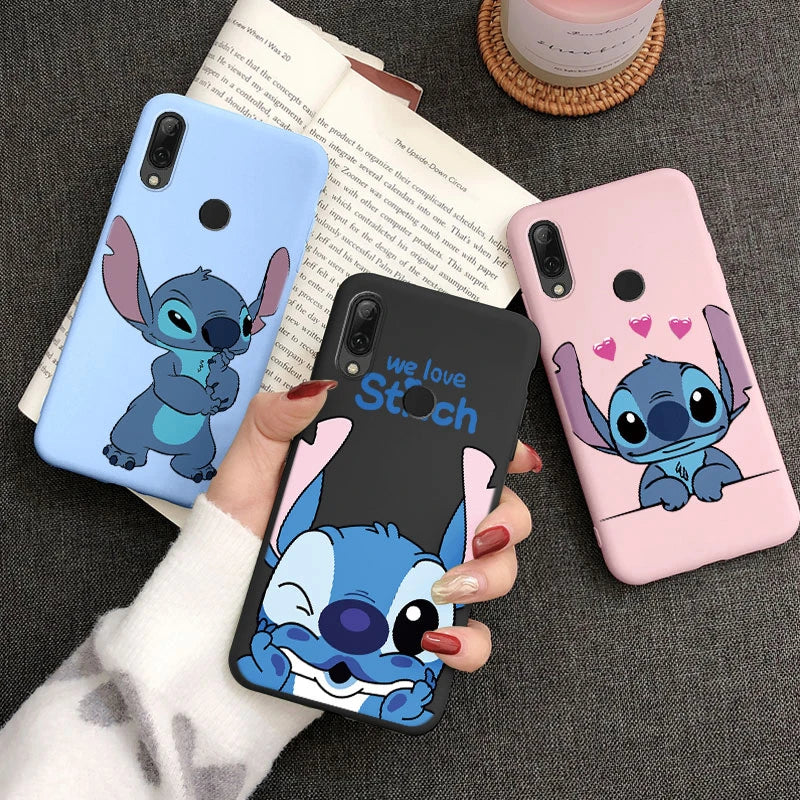 Classic Stitch Case For Huawei P Smart 2019 Phone Cover Cartoon Girl Gift Soft TPU Capa Coque Funda For Huawei P Smart 2019 Cute