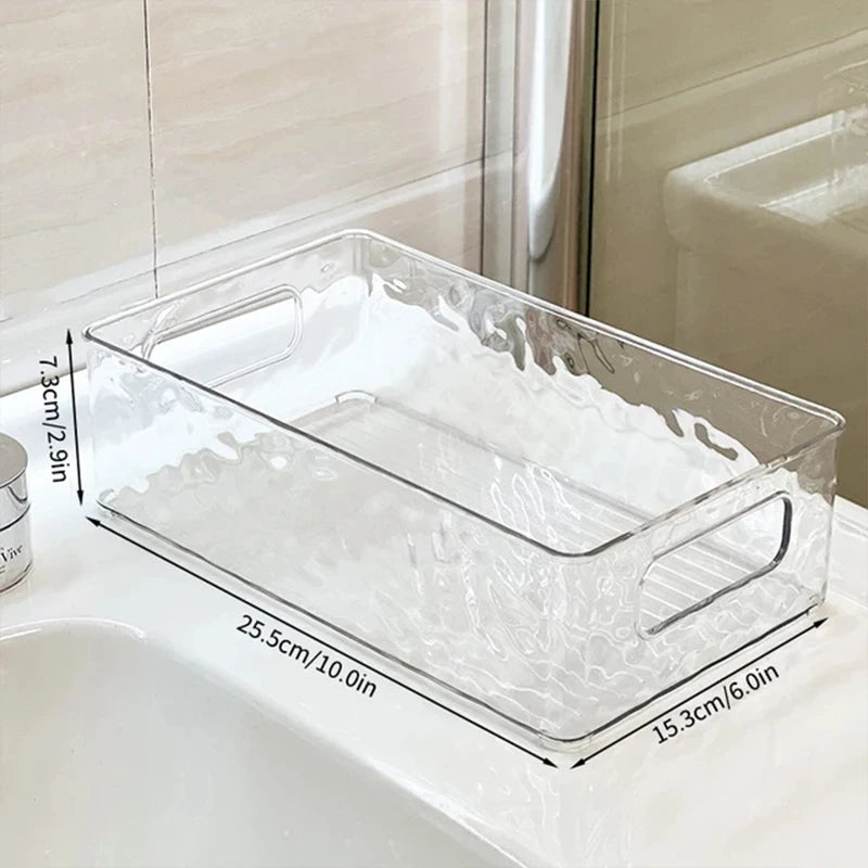 Clear Cosmetic Storage Box Bathroom Make Up Organizer Luxury Makeup Cosmet Box Beauty Storage Skincear Organizer