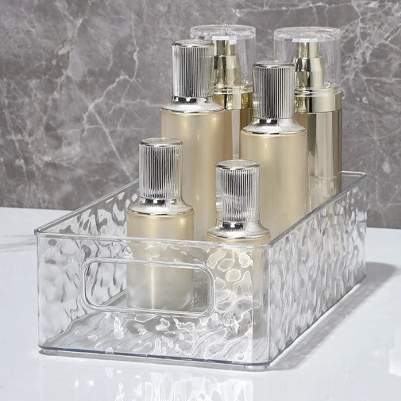 Clear Cosmetic Storage Box Bathroom Make Up Organizer Luxury Makeup Cosmet Box Beauty Storage Skincear Organizer