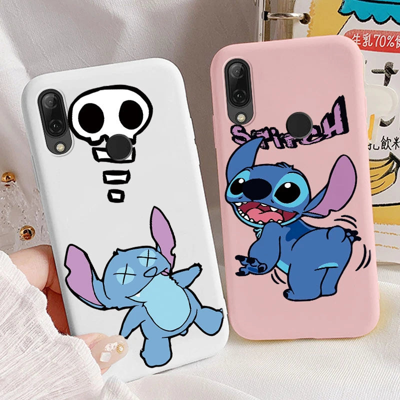 Classic Stitch Case For Huawei P Smart 2019 Phone Cover Cartoon Girl Gift Soft TPU Capa Coque Funda For Huawei P Smart 2019 Cute