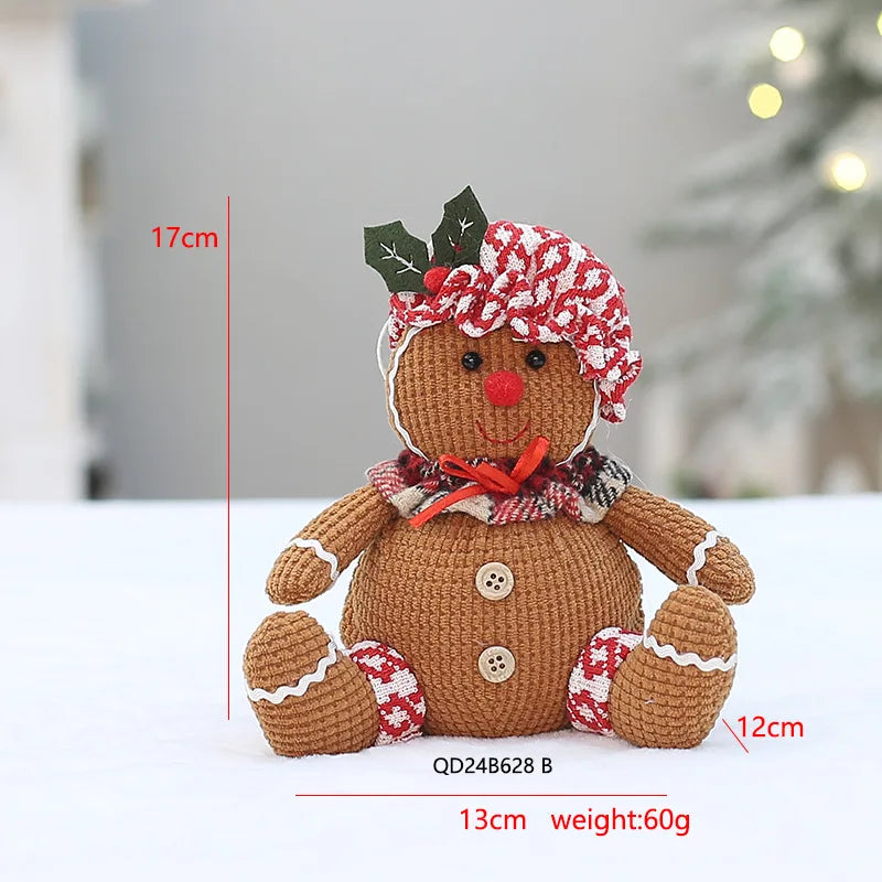 Christmas tree pendant cookie man gingerbread man doll Christmas New Year holiday decoration pendant