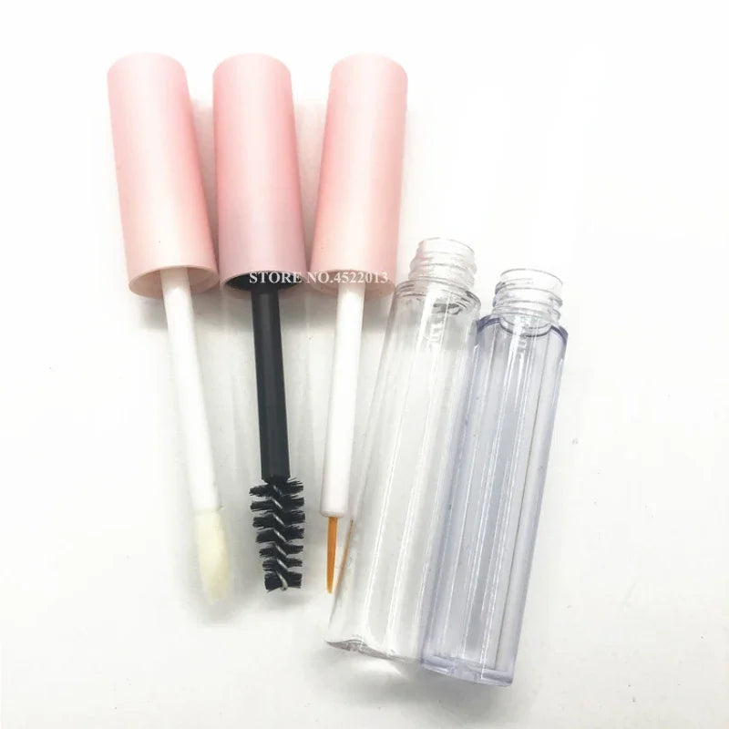 1.5ml Lip Gloss Tube 5ml 10ml Empty Pink Cap Lipgloss Mascara Tube Eyelash Tube Lip Gloss Bottle Packaging Lipgloss Container