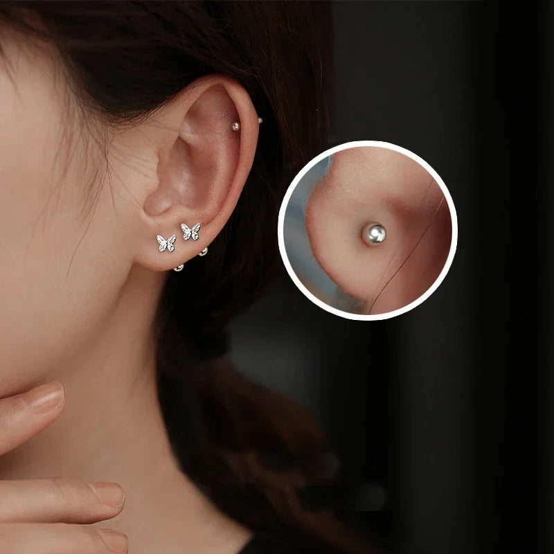 New Fashion Cute Butterfly Stud Earrings For Women