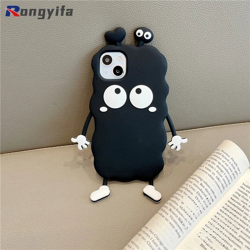 Funny Ugly Girl Case For Samsung Galaxy S24 Ultra S24+ A35 A55 A05 A05S A25 M34 M54 A54 A34 5G A24 4G S23 FE Phone Case+Bracelet