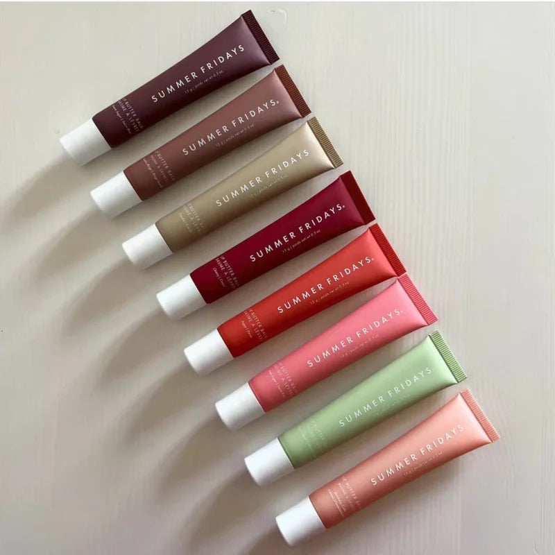 Summer Crystal Lip Butter Balm Moisturizing Liquid Lipstick Transparent Mineral Lip Oil Cosmetic Beauty Makeup