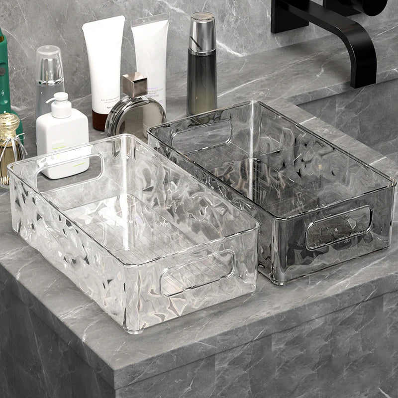 Clear Cosmetic Storage Box Bathroom Make Up Organizer Luxury Makeup Cosmet Box Beauty Storage Skincear Organizer