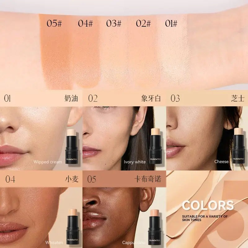 Concealer Foundation Make-up Stick Oil Control Natural Isolation Bb Cream Moisturizing Long-term Liquid Foundation Cosmetics