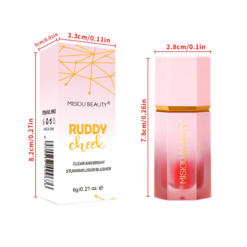 3in1 Liquid Blush Waterproof Blush Stick Contouring Bronzer Long Lasting Highlight Stick Makeup suit All Skin Types Lip Cosmetic