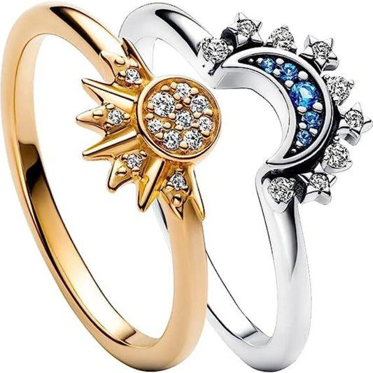 2pc/set Summer Couple Ring Set