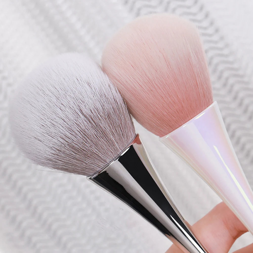 High Quality Loose Powder Brush Blush Brush Fluffy Hair Makeup Tool Beauty Long Handle Brushes Nail Dust Cleaning Nail Cosmetics