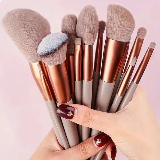 13Pcs Makeup Brushes Set for Women Cosmetic Beauty Foundation Powder Blush Eyeshadow Kabuki Blending Make Up Brush Beauty Tools