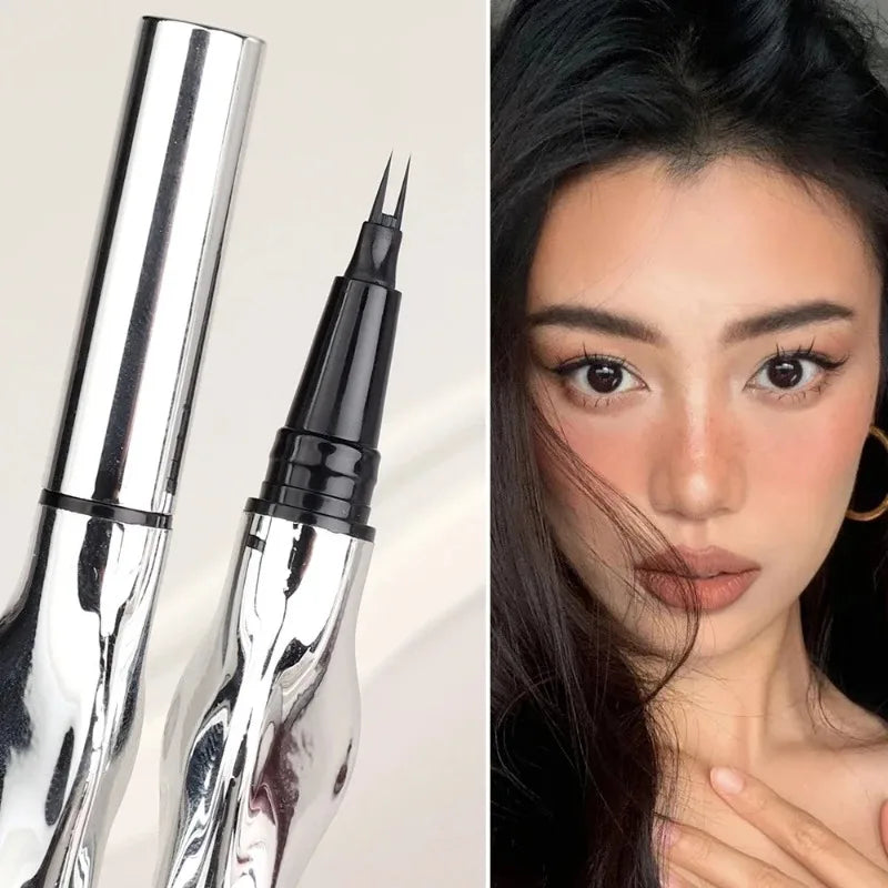 2Point Wild Eyebrow Pencil Long Lasting Easy To Grip Eyebrow Tattoo Waterproof Thin Liquid Lying Silkworm Brow Pen Korean Makeup