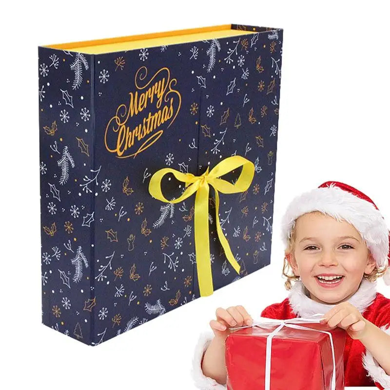 Christmas Advent Calendar Box Surprise D-IY Paper Gift Box Countdown 24 Days Of Drawers Best Gifts For Girls Boys Friends