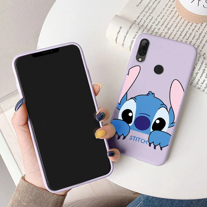 Classic Stitch Case For Huawei P Smart 2019 Phone Cover Cartoon Girl Gift Soft TPU Capa Coque Funda For Huawei P Smart 2019 Cute