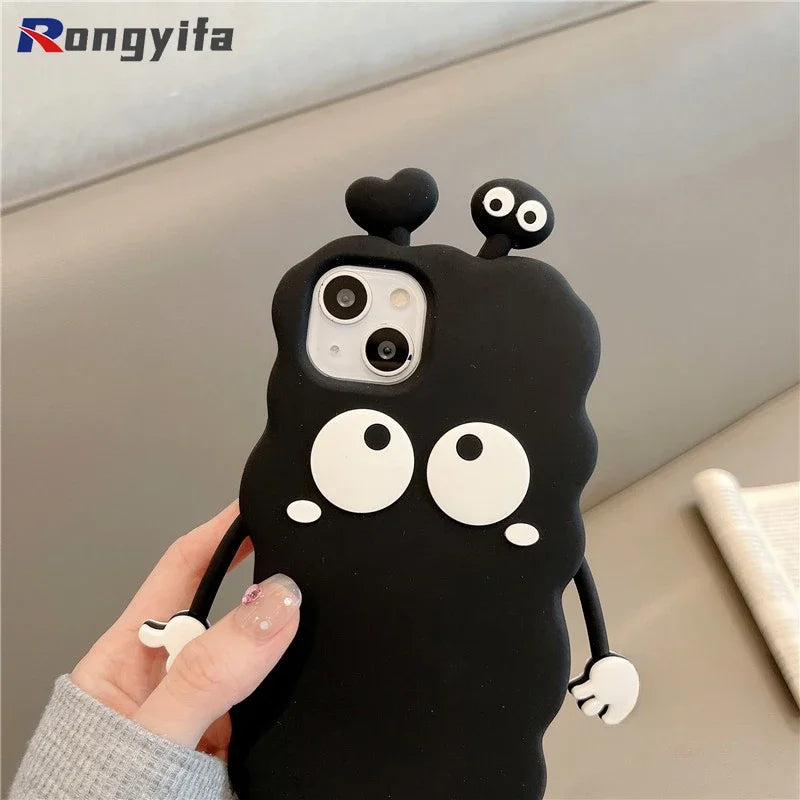 Funny Ugly Girl Case For Samsung Galaxy S24 Ultra S24+ A35 A55 A05 A05S A25 M34 M54 A54 A34 5G A24 4G S23 FE Phone Case+Bracelet