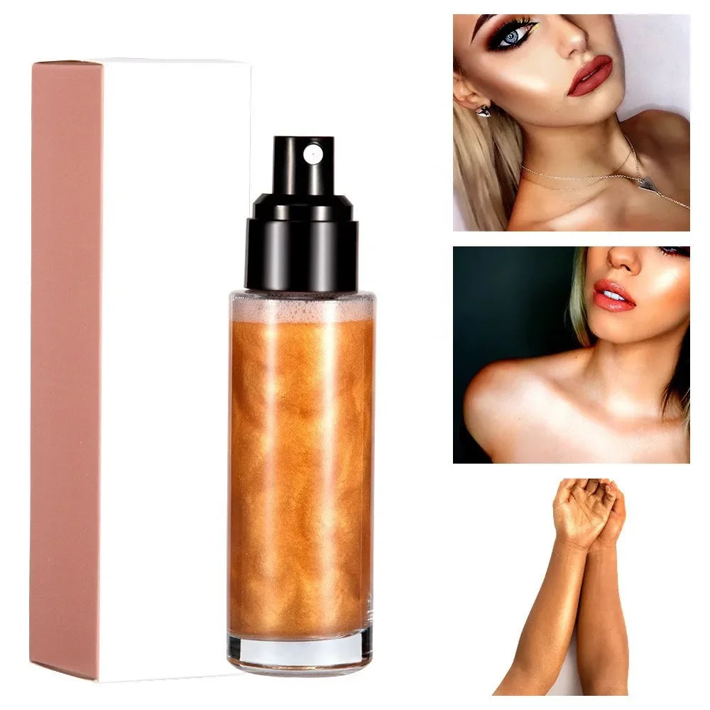 100ml Iconic London Illuminator Liquid Highlighter Prep Set Glow Highlight Makeup Mist Spray Quicksand Moisturizing Before