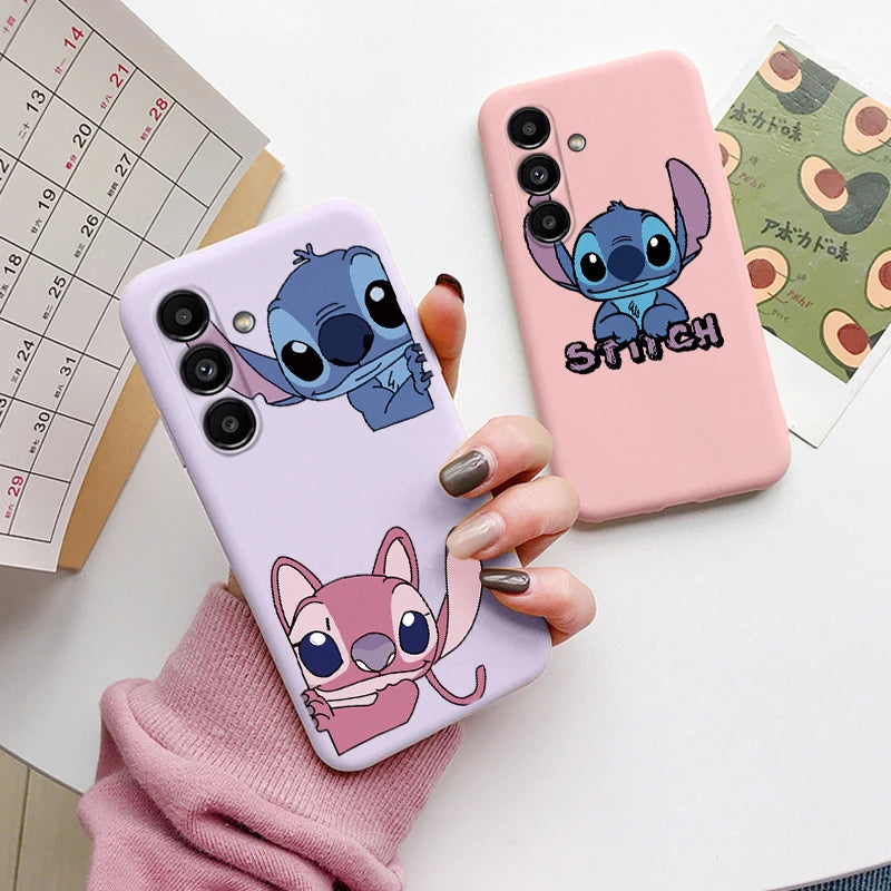 Classic Lilo Stitch Case For Samsung Galaxy A15 4G 5G Phone Cover Cartoon Girl Gift Soft TPU Coque Funda For Samsung A 15 Capa