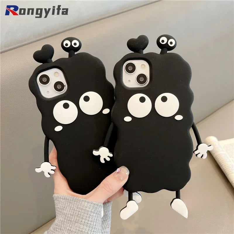 Funny Ugly Girl Case For Samsung Galaxy S24 Ultra S24+ A35 A55 A05 A05S A25 M34 M54 A54 A34 5G A24 4G S23 FE Phone Case+Bracelet