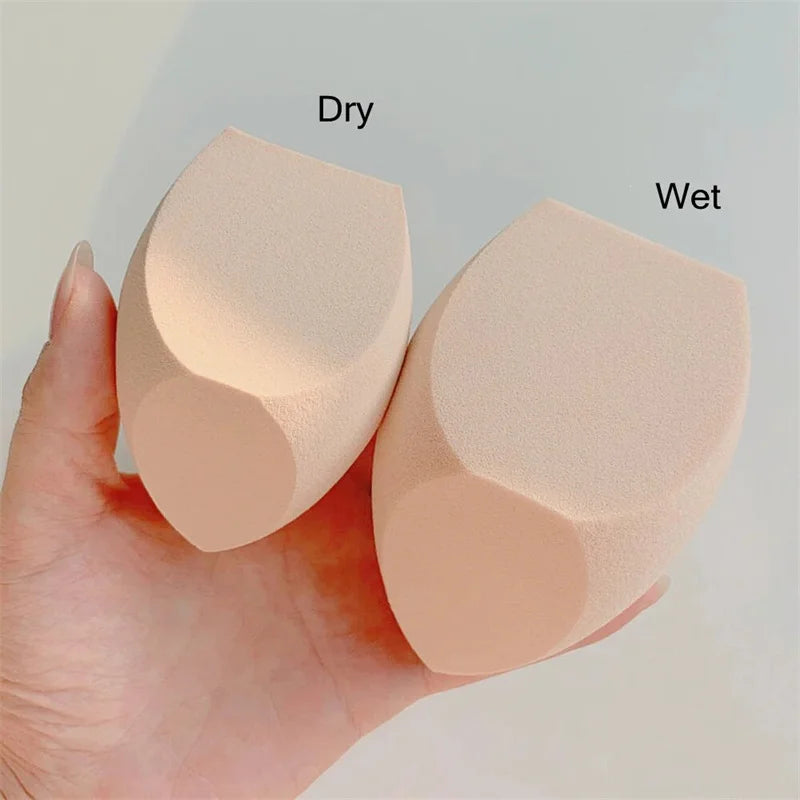 3pcs Big Size Makeup Sponge Puff Foundation Cosmetic Puff Wet And Dry Dual Use Soft Makeup Foundation Sponge Puff Make Up Puffs