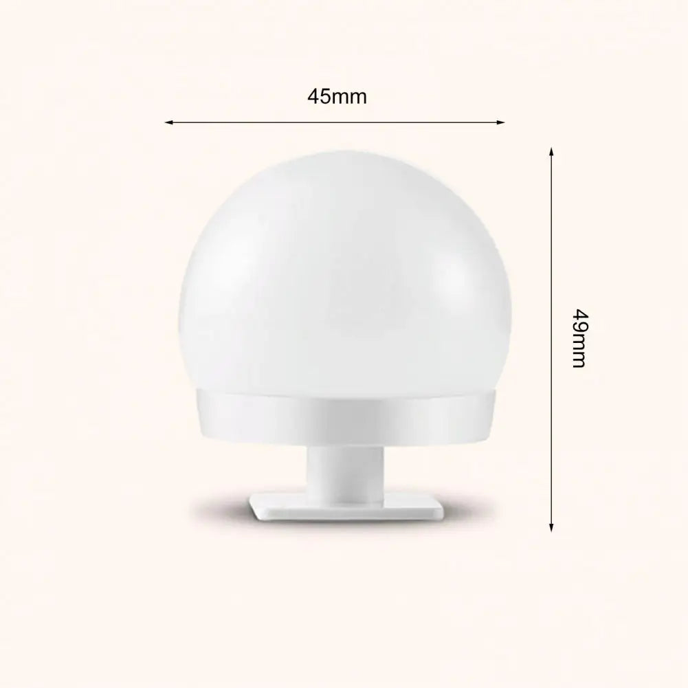 Mirror Light ABS Exquisite Practical LED ABS Self-adhesive Protect Eye Fill Makeup Lamp Makeup Lamp 9 Levels Brightness