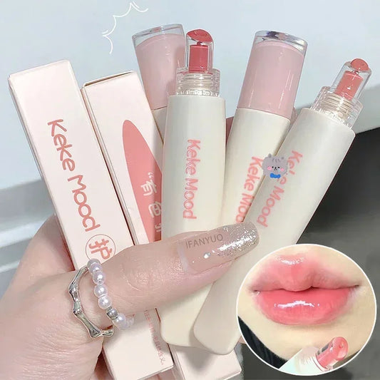 4 Colors Mirror Lipgloss Crystal Jelly Liquid Lipstick Moisturizing Sexy Lips Plumper Lasting Lip Tint Makeup Lips Care Cosmetic