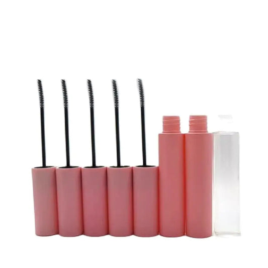 10ml Empty Mascara Tubes Full Matte Micro Thin Brush Cosmetics Eyelash Cream Vial Liquid Refillable Makeup Bottles