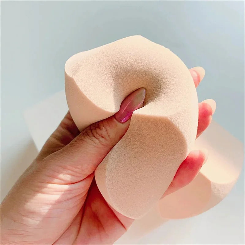 3pcs Big Size Makeup Sponge Puff Foundation Cosmetic Puff Wet And Dry Dual Use Soft Makeup Foundation Sponge Puff Make Up Puffs