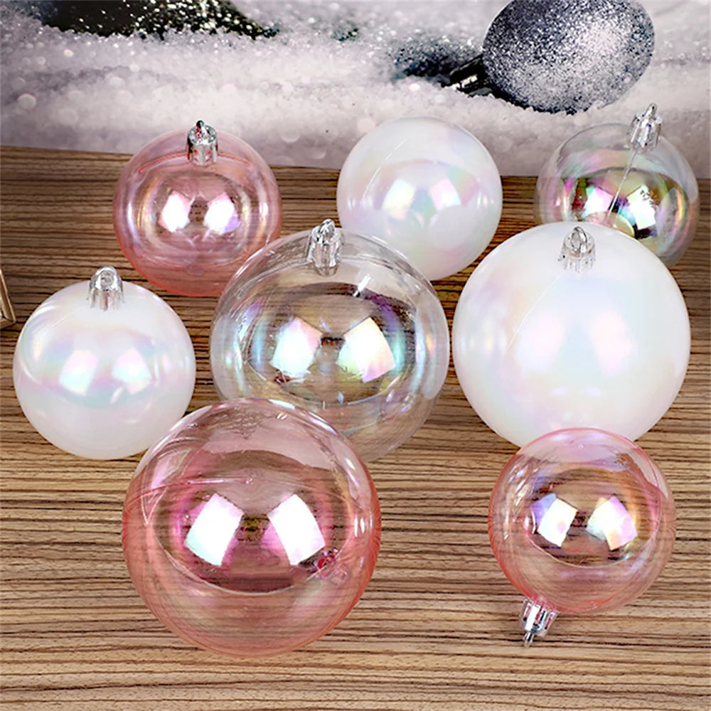 1PC Christmas Balls Christmas Tree Ornaments Ball Xmas Hanging Tree Pendants Home Party Decor 2023 New Year Gift Noel Navidad