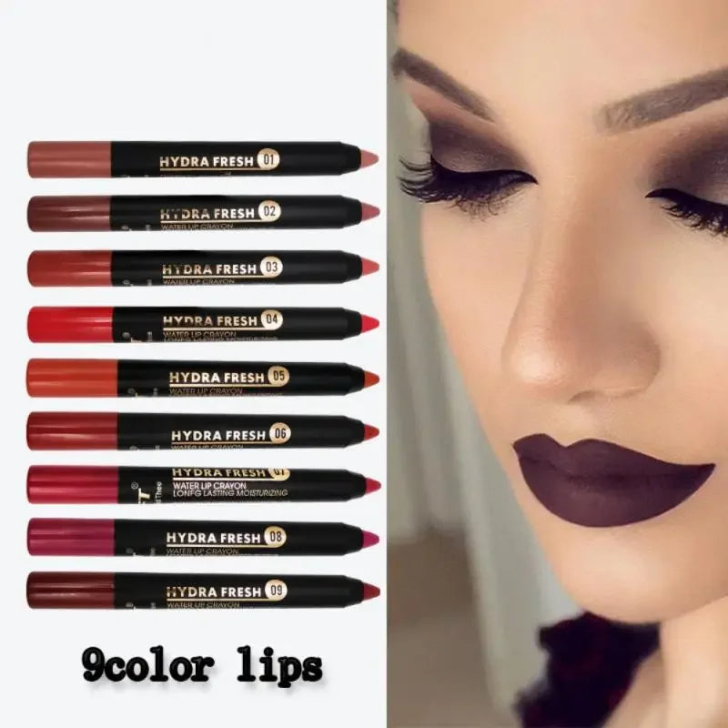 15 Colors Lip Liner Pen Matte Soft Lipstick Pencil Waterproof Long-lasting Professional Lady Charming Lip Liner Contour Makeup