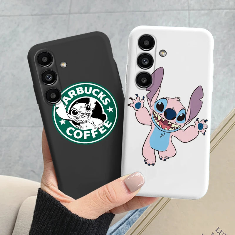 Classic Lilo Stitch Case For Samsung Galaxy A15 4G 5G Phone Cover Cartoon Girl Gift Soft TPU Coque Funda For Samsung A 15 Capa