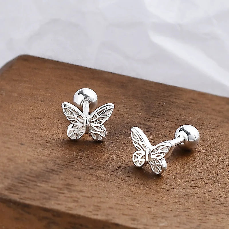 New Fashion Cute Butterfly Stud Earrings For Women