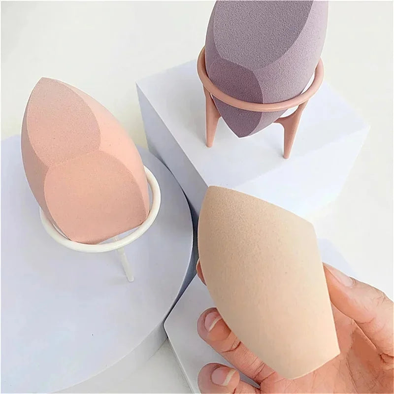 3pcs Big Size Makeup Sponge Puff Foundation Cosmetic Puff Wet And Dry Dual Use Soft Makeup Foundation Sponge Puff Make Up Puffs