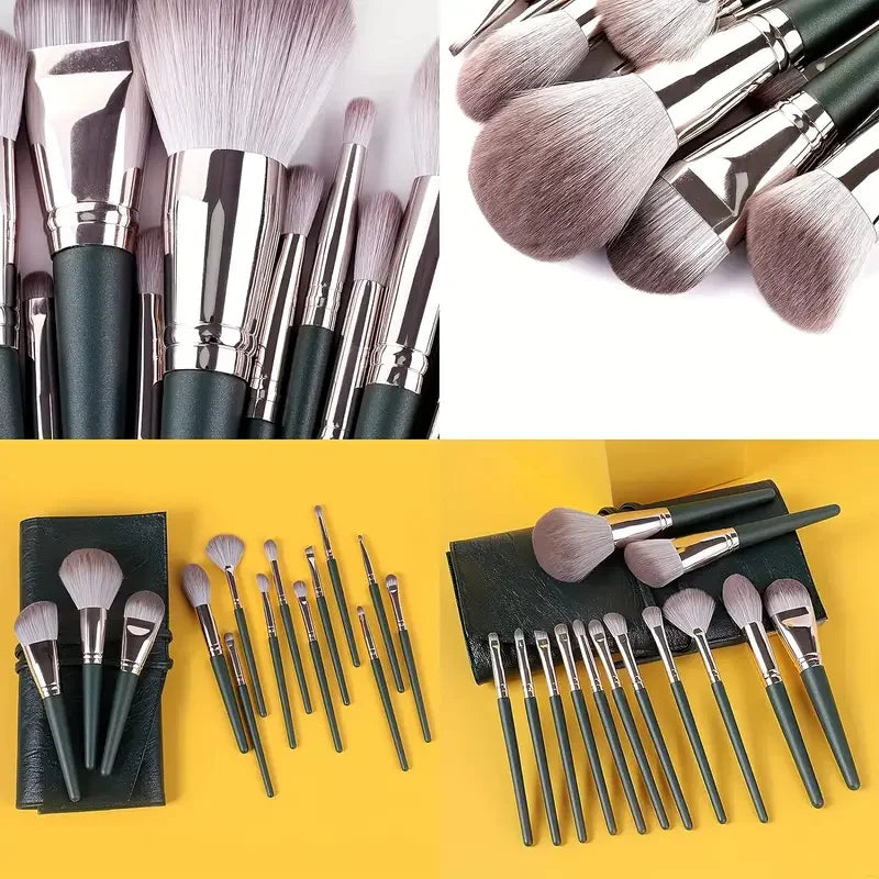 14Pcs Makeup Brush Set Makeup Concealer Brush Blush Loose Powder Brush Eye Shadow Highlighter Foundation Brush Beauty Tools