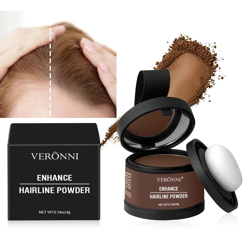 Hairline Powder Instantly Conceals Hair Root Touch Up Hair Powder for Thinning Hair for Women and Men, Spots Eyebrows Beard Line