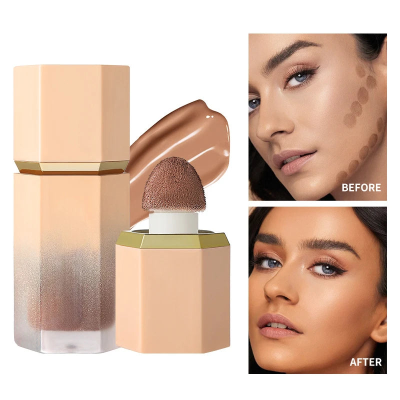 Liquid Contour Stick Natural Matte Finish Highlighters Shadow Waterproof Contouring Wand V-face Shaping Contour Pen Face Makeup