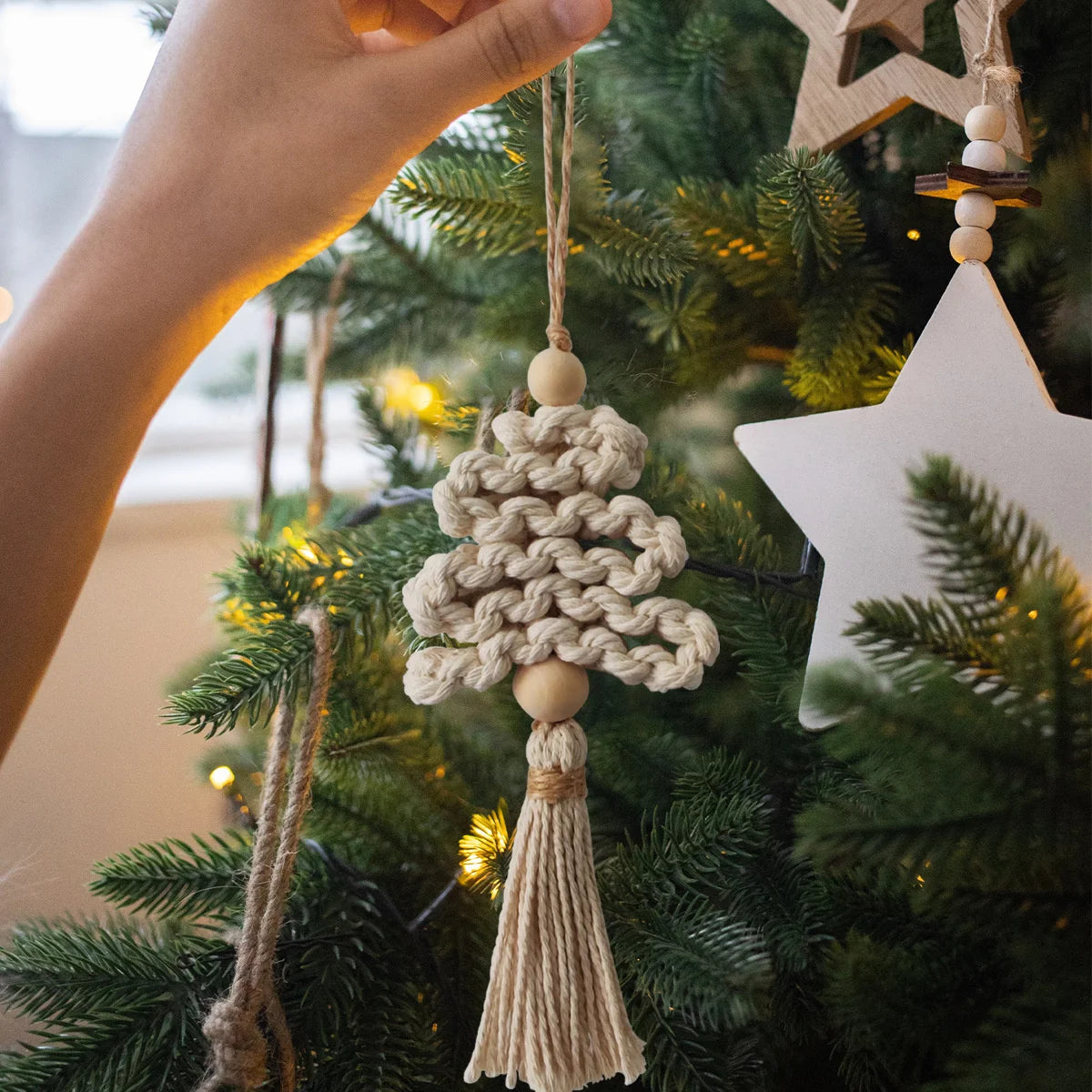 Creative Christmas Tree Hangings Christmas Home Decoration Handmade Ornaments